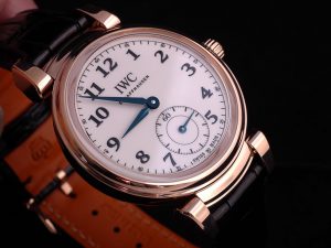 Limited Edition Replica IWC Da Vinci Automatic Edition 150 Years 18K Red Gold Watch Review