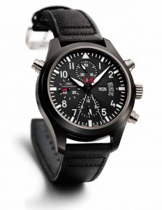 Replica IWC Pilot's Double Automatic Chronograph Edition Titanium Top Gun 46mm Watch Review