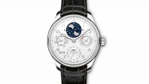 New For 2018 Summer IWC Portugieser Perpetual Calendar Silver Dial Platinum IW503406 Watch Replica