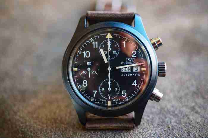 Classic IWC Pilot's Ceramic Fliegerchronograph Ref. 3705 Replica Watches For Black Friday