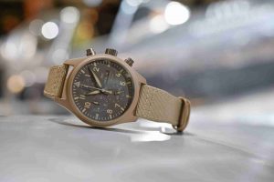 The Mojave Desert IWC Pilot's Chronograph TOP GUN Edition Brown Dial 44.5mm IW389103 Replica Watch For 2019 President's Day