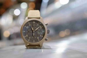 The Mojave Desert IWC Pilot's Chronograph TOP GUN Edition Brown Dial 44.5mm IW389103 Replica Watch For 2019 President's Day