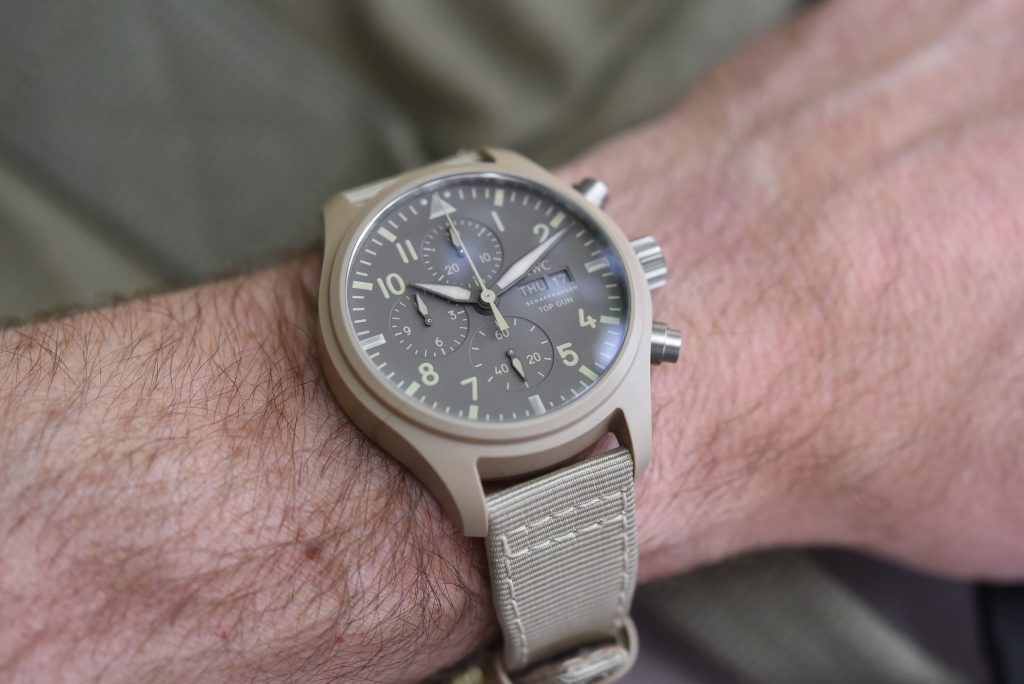 Swiss Replica IWC Pilot's Watch Top Gun Mojave Desert Special Edition Review