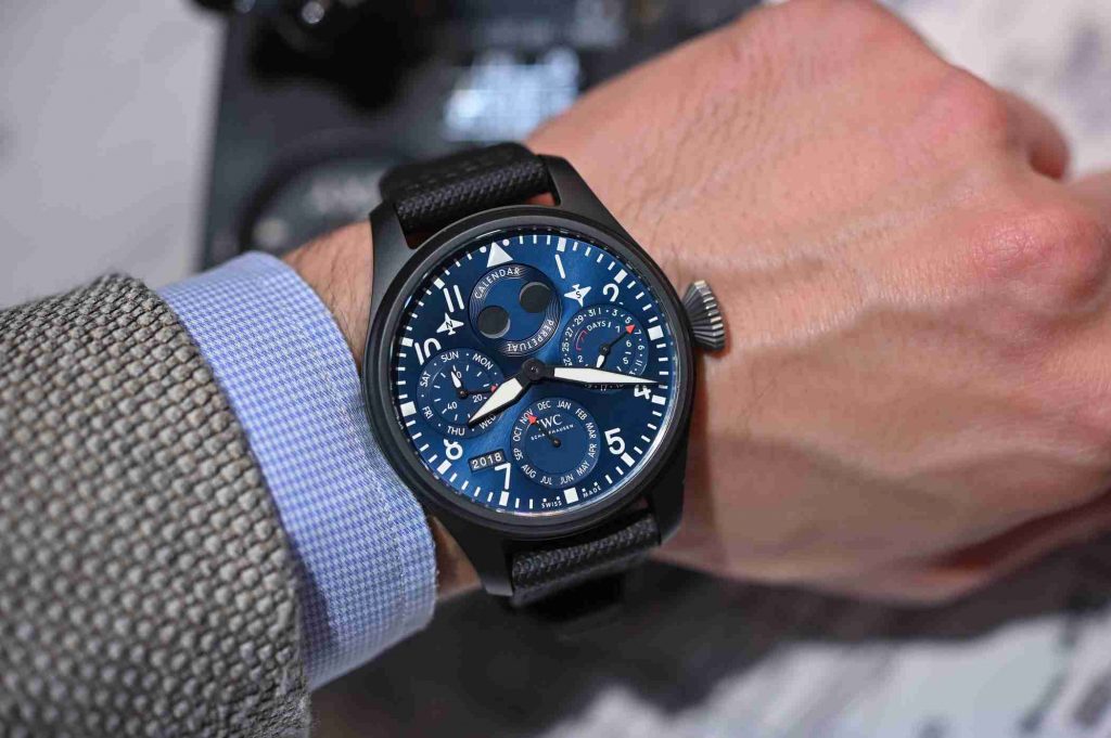 Lewis Hamilton And His IWC Big Pilot's Watch Perpetual Calendar Edition Replica