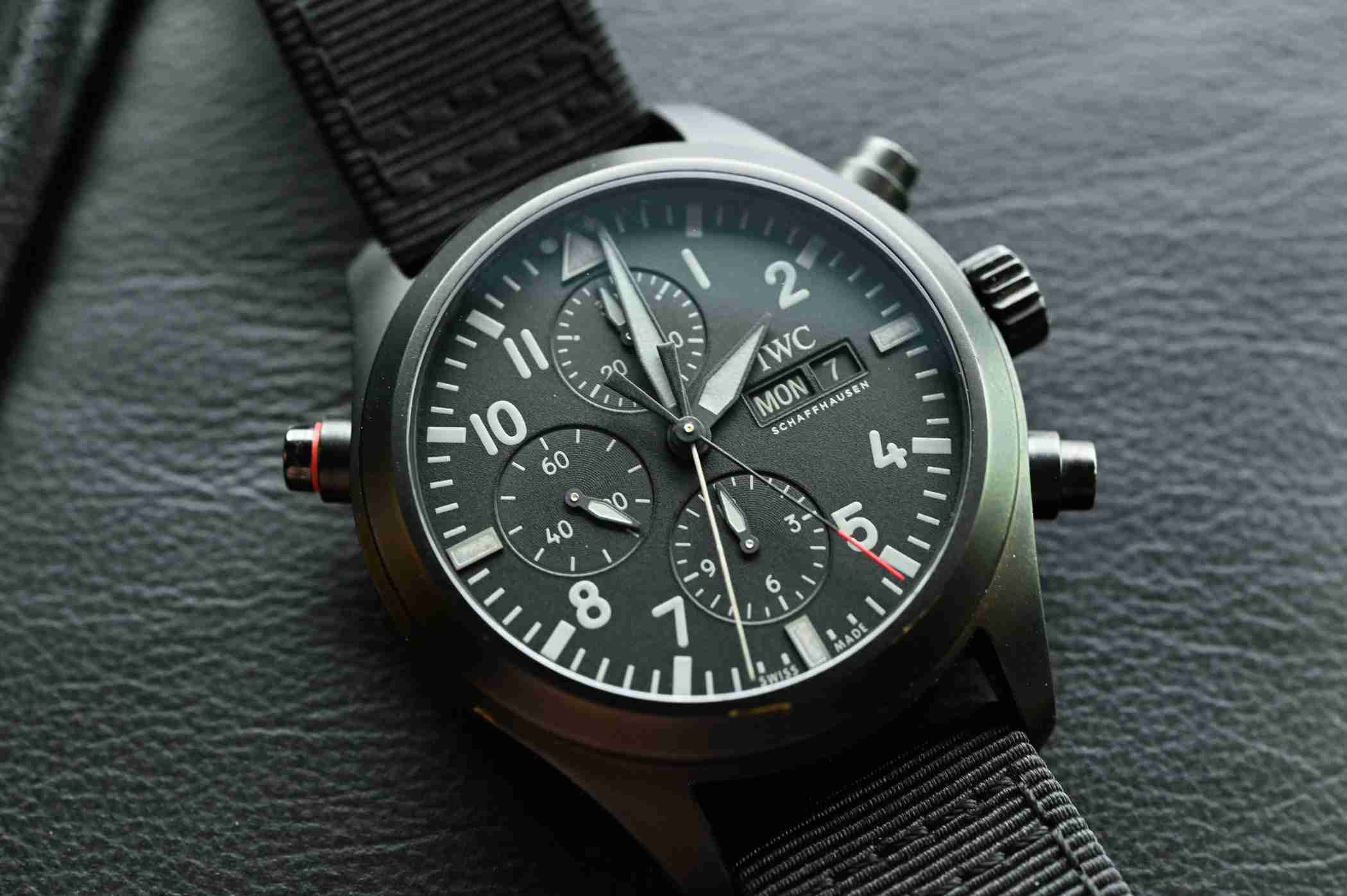 Buying Guide of Replica IWC Pilot's Double Chronograph Top Gun Ceratanium IW371815 Watches