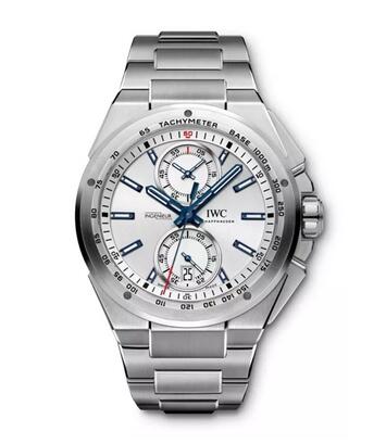 Replica IWC Ingenieur Chronograph Racer Silver Dial Rubber Strap IW378509 Watch Review 2