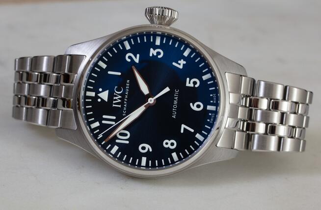 Replica IWC Big Pilot’s Watch Automatic Blue Dial Steel 43mm IW329304 Review 3