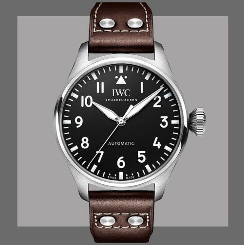 New Replica IWC Big Pilot Automatic Black And Blue Dial Steel 43mm Watches Guide 2