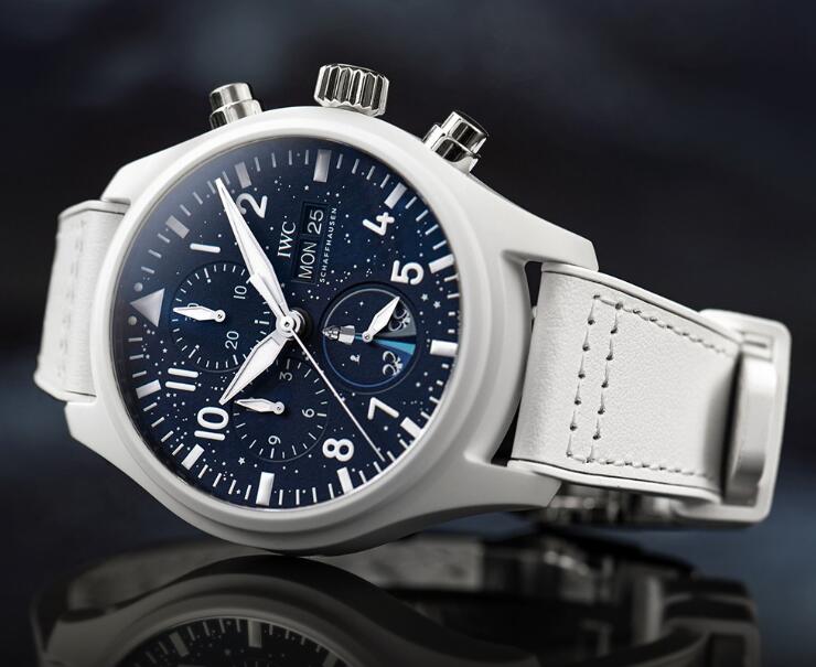 Replica IWC Pilot's Chronograph Inspiration4 Mission Edition White Ceramic 44.5mm Review 1