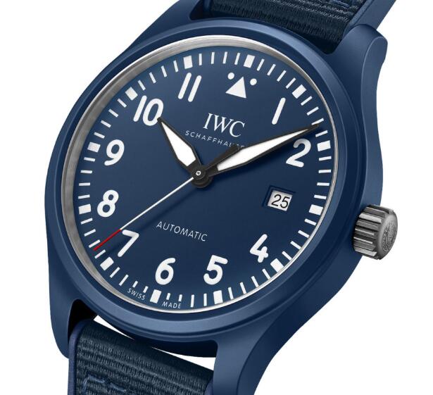 Replica IWC Pilot’s Watch Automatic Blue Edition Laureus Sport for Good 41mm Review 2