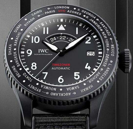 Introducing The Replica IWC Pilot's Timezoner Top Gun Automatic Ceratanium All Black Watch 1