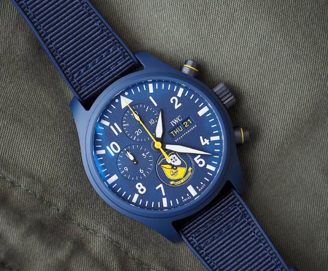 Introducing The Replica IWC Pilot's Watch Blue Angels Matte Ceramic Special Edition 2