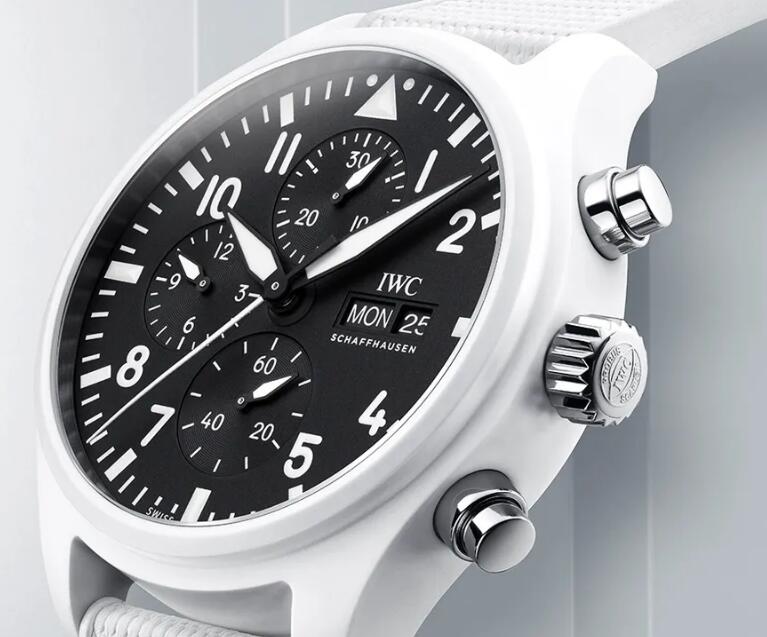 The Replica IWC Pilot's Automatic Chronograph Top Gun Edition Ceramic 43 Watches 1