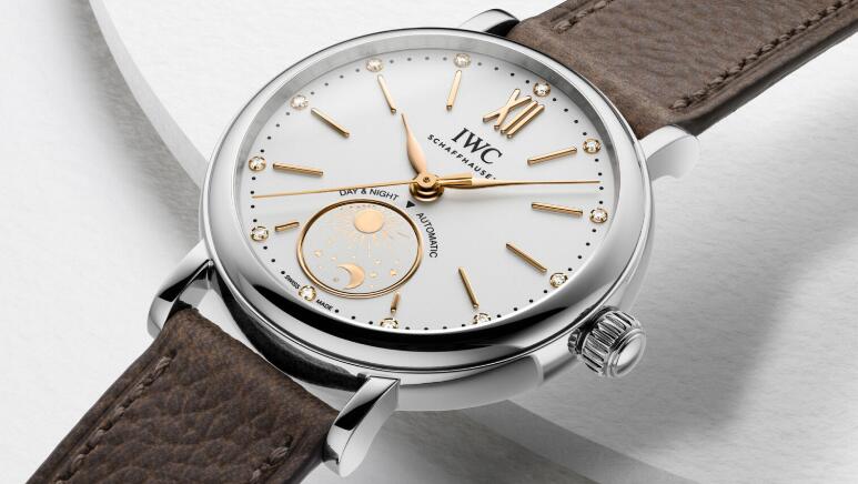 The Replica IWC Portofino Automatic 34mm Stainless Steel And 18k 5N Rose Gold Watches 2